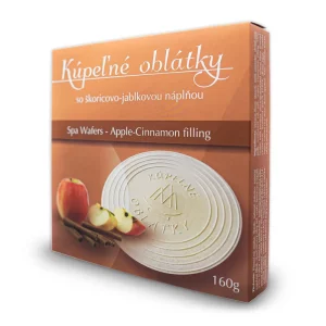 Spekané oblátky s jablkovo škoricovou náplňou