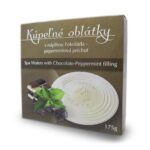 Natierané oblátky čokoládové s pepermintovou príchuťou