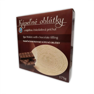 Natierané oblátky s náplňou čokoládová príchuť