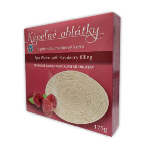 Natierané oblátky s náplňou malinová príchuť